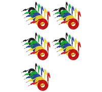 Yoeruers 25PCS 4mm Multimeter Banana Plug to Alligator Clips Test Lead for Electrical Testing Wires and Alligator Clip Cable
