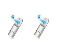 Yoeruers 2X Fingerprint USB3.0 Flash Drive 32G Accurate Identificaiotn Privacy Management Key USB Fingerprint Flash Drive