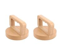 Yoeruers 2X Wood Baren for Printmaking,Beech Block Printing Tool Printing Press Tool Hand Printing Tool Linoleum Block