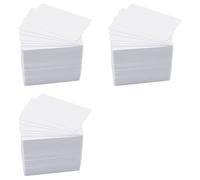 Yoeruers 300 Pack Premium Blank PVC Cards, CR80 30Mil Graphic Quality White Plastic Cards for Photo ID Badge Printers