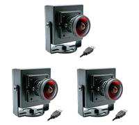 Yoeruers 3X 160 Degree Wide Angle 1.8mm Fisheye 2K HD PC Webcam Plug & Play 30fps 2560x1440 High Speed Video Live Computer Camera