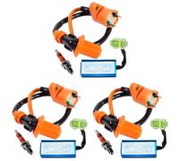 Yoeruers 3X High Performance Racing Ignition Coil 6 Pin CDI 3 Electrode for GY6 50Cc 150Cc 125Cc ATV Moped