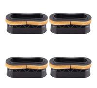 Yoeruers 4X Surfboard Handle Plastic Surfboard Insert Handle Surfing Board Surf Rescue Figure Eight Handle Black