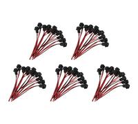 Yoeruers 50X T10 W5W 168 194 Lamp Holder Socket Glass Base Lamp Socket DIY, Black