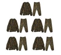 Yoeruers 5X 3D Leaf Adults Suit Camo/Camouflage Hunting Deer Stalking In