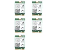 Yoeruers 5X 9560NGW WiFi Card 1730Mbps Wireless AC 9560 Dual Band 2.4G+5G Bluetooth 5.0 802.11Ac M.2 CNVI 9560NGW Adapter