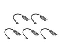 Yoeruers 5X USB Hub USB Splitter USB2.0 9Pin to Dual 9Pin Hub Adapter Riser Motherboard USB 9Pin Connector 1 to 2 Extension Cable