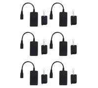 Yoeruers 6X 3 Pins XLR Wireless Remote Control Receiver for Smoke Fog Machine DJ Stage Controller Receptor Fogging 400W 900