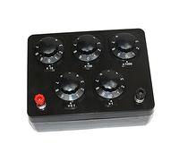 Yoeruers Black Resistance Box Variable Decade Resistor Resistance Box 0-9999.9 Ohm Physical and Electrical Experimental Equipment