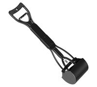 Yoeruers Long Handle Dog Poop Grabber Pooper Scooper with Large Folding Design for Efficient Pet Waste Cleanup Management Blue