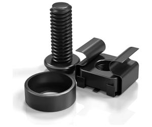 Yoeruers Rack Mount Screws Server Rack Screws M6 Cage Screw Nut Washer Set M6 Cabinet Screws