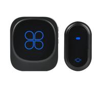 Yoeruers UK Plug Waterproof Smart Doorbell Wireless Doorbell IP68 Home Door Bell Intelligent 38 Songs 4-Level Volume Control
