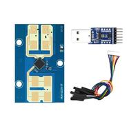 Yoeruers Vehicle Distance and Speed Millimeter-Wave Sensor 24G Vehicle Status Sensing Radar Module Kit LD2417 with Board