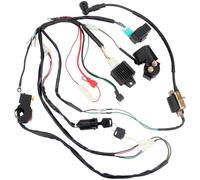 Yoeruers Wiring Harness CDI Ignition Coil Kit for 50cc 70cc 90cc 110cc ATV Electric Quad Vehicle, Full Vehicle Circuit Ignition