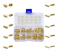 yoeruyo Molex PicoBlade 1.25mm SMT Header IC Sockets & Plugs Adapter Molex Connector Kit 134Pcs, MX1.25 2/3/4/5/6/7/8/9/10/12P SMT Header Side Type Right Angle Type Header (MX1.25-SMT-R/A)