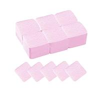 Yoezuo 300 Pcs Lint Free Wipes for Nails,Nail Polish Remover Pads,Nail Wipe Pads Lint Free Wipes Nail Art UV Gel Polish Absorbent Remover Wipes Meltblown for DIY Nail(Pink)