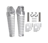 YOFAB 2 Pcs Motorcycle Foot Pegs for Suzuki GSF600(N)(S) BANDIT 1997-1999, Aluminum Motorcycle Front Footpegs, Non-Slip Foldable Motorbike Frame Foot Pedals