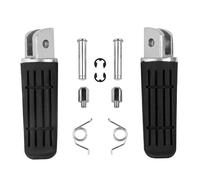 YOFAB 2 Pcs Motorcycle Foot Pegs for Yamaha FZR 600 (3HE) 1992-1993, Aluminum Motorcycle Front Footpegs, Non-Slip Foldable Motorbike Frame Foot Pedals,A Front