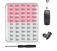 YOFAB 50Pcs Tire Repair Rubber Nails for Dodge Ram 2500 2000-2018, Fast Self-Service Car Puncture Repair Kit, Tire Repair Quick Repair Tool for Car Motorcycle Bicycle