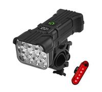 YOFAB Bike Light Set for Cube Attain Pro 2021 2025, Super Bright LED Bicycle Lights, Durable Front and Rear Bike Lights for Mountain, Road, Night Riding