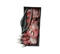 Yofab Office Cubicle Decor Horror Monster Resin Gothic Bookend Terror Peeping Scary Divider Lifelike Eye-catching Coffee Table Centerpiece(#1)