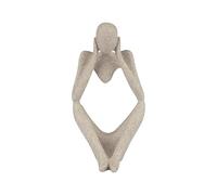 Yofab Office Cubicle Decor Thinker Sculptures Statue Resin Abstract Style Housewarming Collectible Figurines Coffee Table Centerpiece(C)