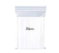 YOFADCI Zip Bags, Reusable Strong Zip Lock Bag, Thickening and Durable, Firm Lock for Tightening, 35 x 45 cm, 20 Pieces Large