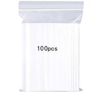 YOFADCI Zip Bags, Strong Reusable Zipper Bag, Thickening and Durable, Lock for Key Closure, 12 x 17 cm, 100 Pieces