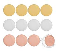 YOFAPA 12 Pcs Blank Challenge Coins, Threaded Edged 40mm Challenge Coins for Laser Engravable Patterns, DIY Crafts Birthday Travel Commemorative Collections