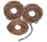 YOFAPA 3 PCS DIY Crafts Natural Grapevine Twig Vines, 15 Feet Vines Garland Wreaths for Wedding House Holiday Door Vase Wall Decor