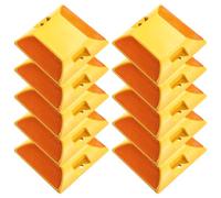 YOFAPA 30 Pcs Road Reflectors, Reflective Street Pavement Markers, 3.7×3.7" Driveway Asphalt Stud Markers, Road Driveway Reflectors for Speed Bumps, Highways, Pedestrian Crossings