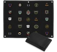 YOFAPA Large Self-Adhesive Patch Board, 43 x 27.5 Inches Patch Organizer Holder Display Board with Loop Surface, Waterproof Oxford Cloth Patch Panel for Hook-Backed Combat Uniform Emblems Collection