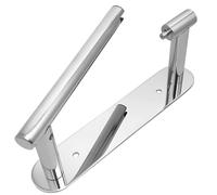 YOFAPA Toilet Paper Holder, Self Adhesive Toilet Roll Holder, No Drill 304 Stainless Steel Wall Mount for Bathroom, Swivel Design Stick On Toilet Roll Dispenser, Modern Glossy Finish