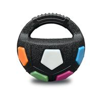 YoFellas Dog Toy Ball with Handle - Durable Squeaky Fetch Ball for Medium & Large Dogs, Floating Interactive Chew Toy for Water Play, Training & Outdoor Games