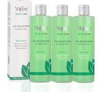 Yoffee Body Care antibacterial body & foot wash set, tea tree oil, 3x300 ml