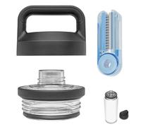 Yofflink Chug Cap Replacement Compatible with Yeti Water Bottle, Screw Top Lid Fits 18/26/36/64 oz Yeti Rambler, Transparent ABS Material, Dishwasher-Safe