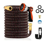 Yofidra 75FT Expandable Garden Hose Pipe with 10 Function Spray Nozzle