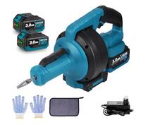 Yofidra Cordless Drain Cleaner, Electric Plumbing Snake with 2 x 3.0Ah Battery, 7.0m Cleaning Spiral, Electric Drain Auger for Toilet, Sewerage, Bathtub, Kitchen Sink