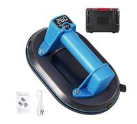 Yofidra Electric Vacuum Suction Cup Lifter - 260kg/573lbs Suction Power, LCD Display for Power/Battery 3000mAh USB/Type-C, LED Light, for Glass/Marble/Tile/Granite/Car Windshield