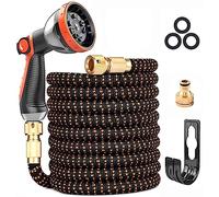 Yofidra Expandable Hose Pipe 50FT, Garden Hose with 10-Pattern Spray Nozzle