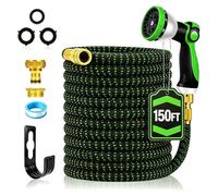 Yofidra Garden Hose Pipe Expandable 150ft, with 10 Functions Spray Nozzle