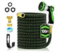 Yofidra Garden Hose Pipe Expandable 75ft, with 10 Functions Spray Nozzle