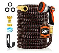 Yofidra Hose Pipe 50FT Expandable Garden Hose with 10 Function Spray Nozzle