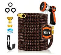 Yofidra Hose Pipe 75FT Expandable Garden Hose with 10 Function Spray Nozzle