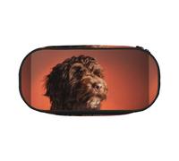 YOFIEN Adorable Cockapoo Dog,Small Pencil Case Large Capacity Pencil Pouch Office Stationery Organizer