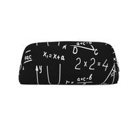 YOFIEN Algebra Geometry Abstract Math Pencil Case for Girls, Pen Pouch Organizer Pencil Bag with Zipper