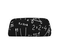 YOFIEN Algebra Geometry Abstract Math Pencil Case for Girls, Pen Pouch Organizer Pencil Bag with Zipper