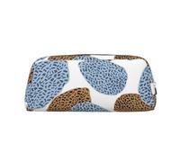 YOFIEN Best and Modern Leopard Skin Summary Pencil Case for Girls, Pen Pouch Organizer Pencil Bag with Zipper