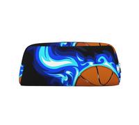 YOFIEN Burning Basketball Pencil Case for Girls, Pen Pouch Organizer Pencil Bag with Zipper