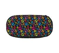 YOFIEN Colorful Dog Paws,Small Pencil Case Large Capacity Pencil Pouch Office Stationery Organizer